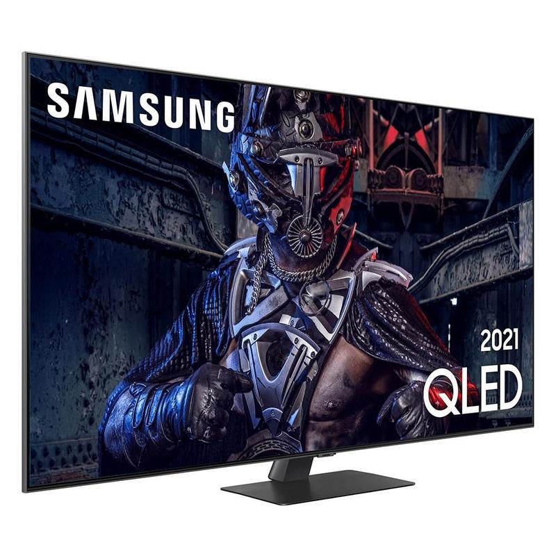 Smart TV Samsung 55 Polegadas 4K QLED, 4 HDMI, Processador IA